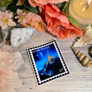 Throne of Glass Vinyl Sticker: Manon Blackbeak, The Thirteen Glass Palace Stamp