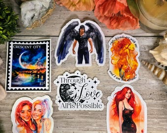 Crescent City Vinyl-Aufkleber: Bryce Quinlan, Hunt Athalar, Light It Up!