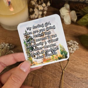 Practical Magic Decal Vinyl Sticker: Aunt Frances