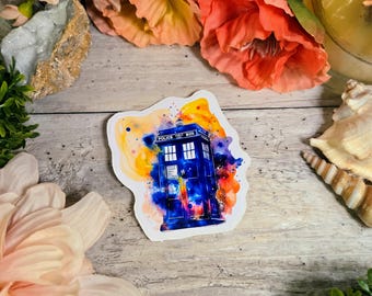 Dr. Who Vinyl Decal Sticker: Tardis, Dalek