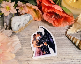 ACOTAR Nesta & Cassian Vinyl Decal Sticker: Night Court
