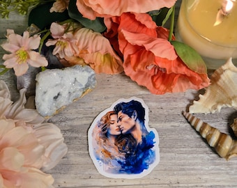 ACOTAR Vinyl Decal Sticker: Feyre & Rhysand, Velaris Stamp