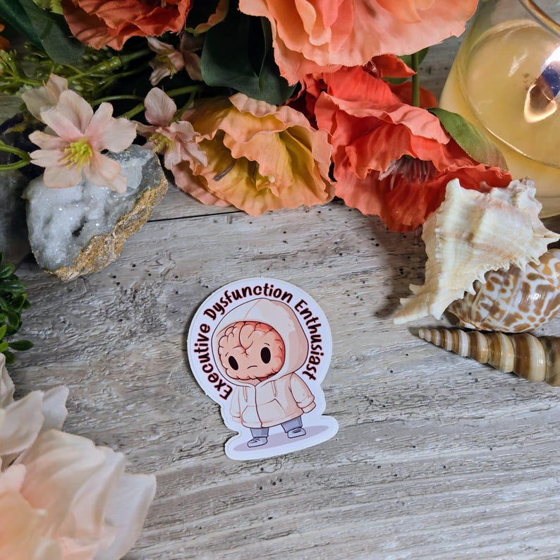 ADHD, ADD, Executive Dysfunction, Neurodiversity, Neurospicy, Vinyl Decal, Sticker, Dopamine, Neurodivergent, ODD Executive Function