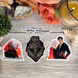 Throne of Glass Vinyl Sticker: Manon Blackbeak, The Thirteen Blackbeak Set