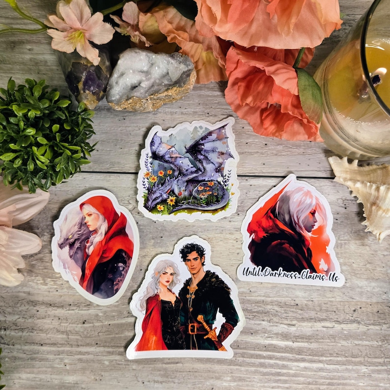 Throne of Glass Vinyl Sticker: Manon Blackbeak, The Thirteen Manon Set