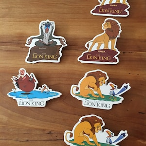 Vintage seltene 1994 Disney Lion King Film Promotion Pins/Badges