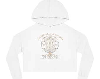Aligned & Grounded Cropped Hoodie