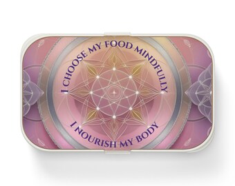Mindful Bento Lunch Box: Eco-Friendly Meal Prep with Dividers