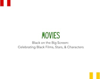 Melanin Gedankenspiele: Filme – Schwarze Geschichte Wortsuchrätsel | Afroamerikanische Bildungsaktivität
