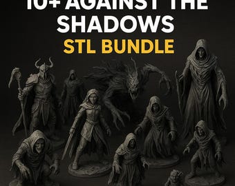 Lot de figurines STL Shadow | Figurines RPG sur table
