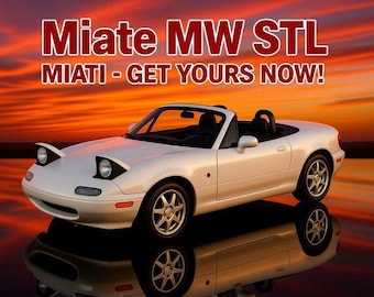Car STL File | Printable Sports Car Model | MX-Style 3D Print Miniature