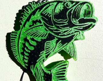 Lubina de boca grande fresca