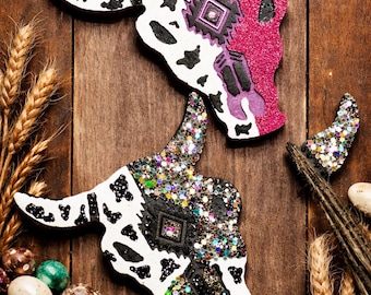 Western Cow Skull Freshie