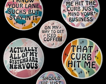 Frase divertida conduciendo Freshie