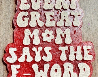 Funny Mom Freshie: Ambientador para coche hecho a mano