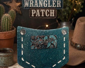 Custom Wrangler Patch Pocket Freshie