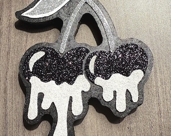 Refresco de cereza goteante