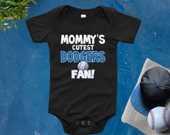 Mommy's Cutest Dodgers Fan Baby bodysuit