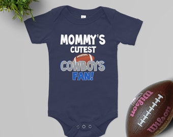 Mommy's Cutest Cowboys Fan Baby bodysuit