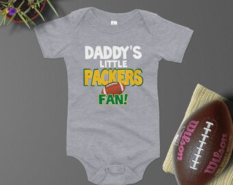Daddy's Little PACKERS Fan Baby bodysuit