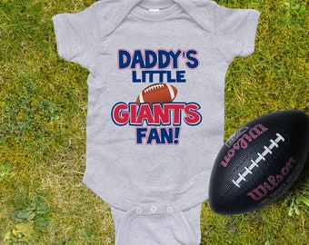 Daddy's Little GIANTS Fan bodysuit - Giants newest fan baby bodysuit