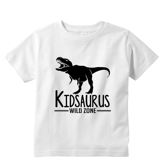 Kidsaurus Personalized Kids Shirt | Etsy