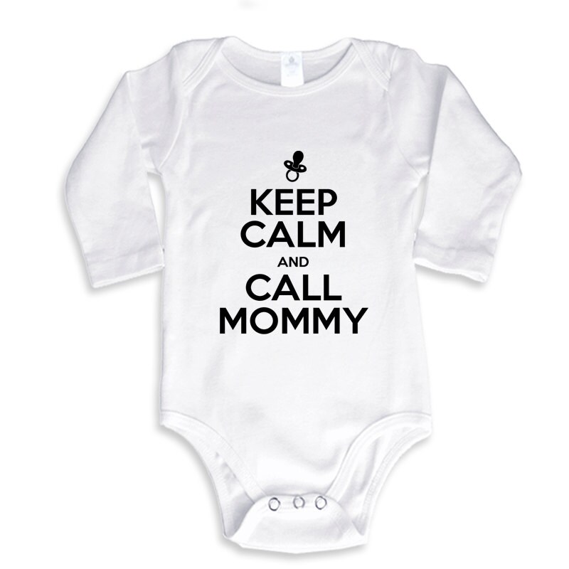 Keep Calm and Call Mommy Baby Bodysuit or Infant Shirt - Etsy