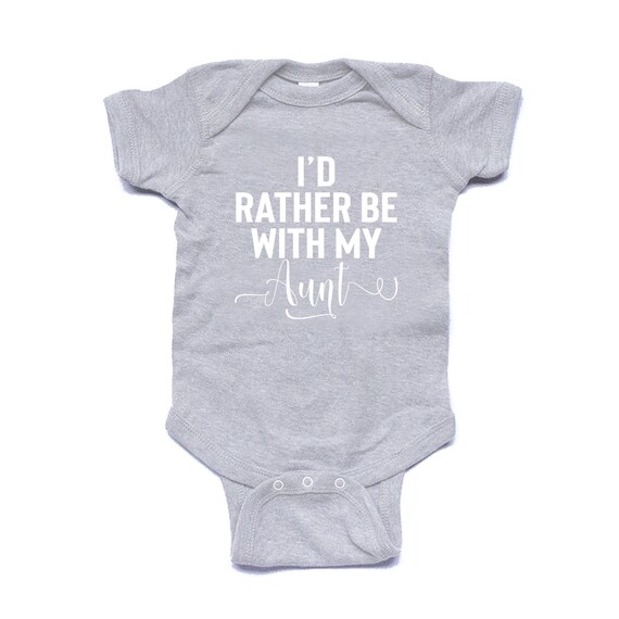 Bebe Vetements Ma Tante Est Mon Prefere Personnalise Pour Bebe T Shirt Enfants Drole Cadeau Mignon Hauts T Shirts