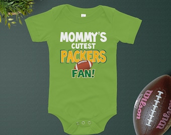 Mommy's Cutest Packers Fan Baby bodysuit