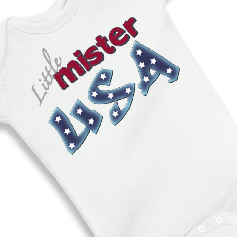 Little Mister USA Baby bodysuit