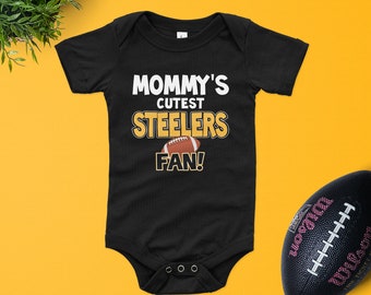 Mommy's Cutest Steelers Fan Baby bodysuit
