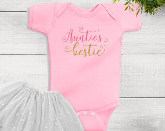 Auntie's Bestie - Baby Girl  Bodysuit