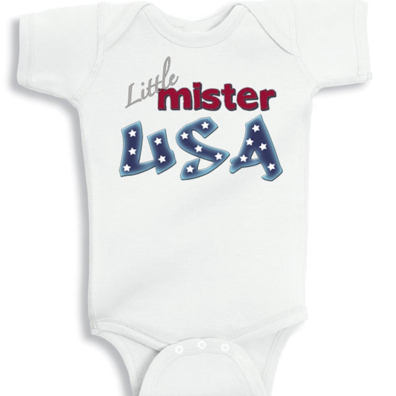 Little Mister USA Baby bodysuit