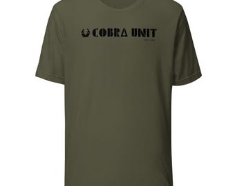 T-Shirt Solid Cobra Unit de Metal Gear - 100 % Coton