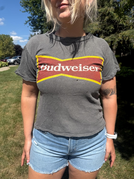 Vtg 80’s Budweiser Tee - Medium