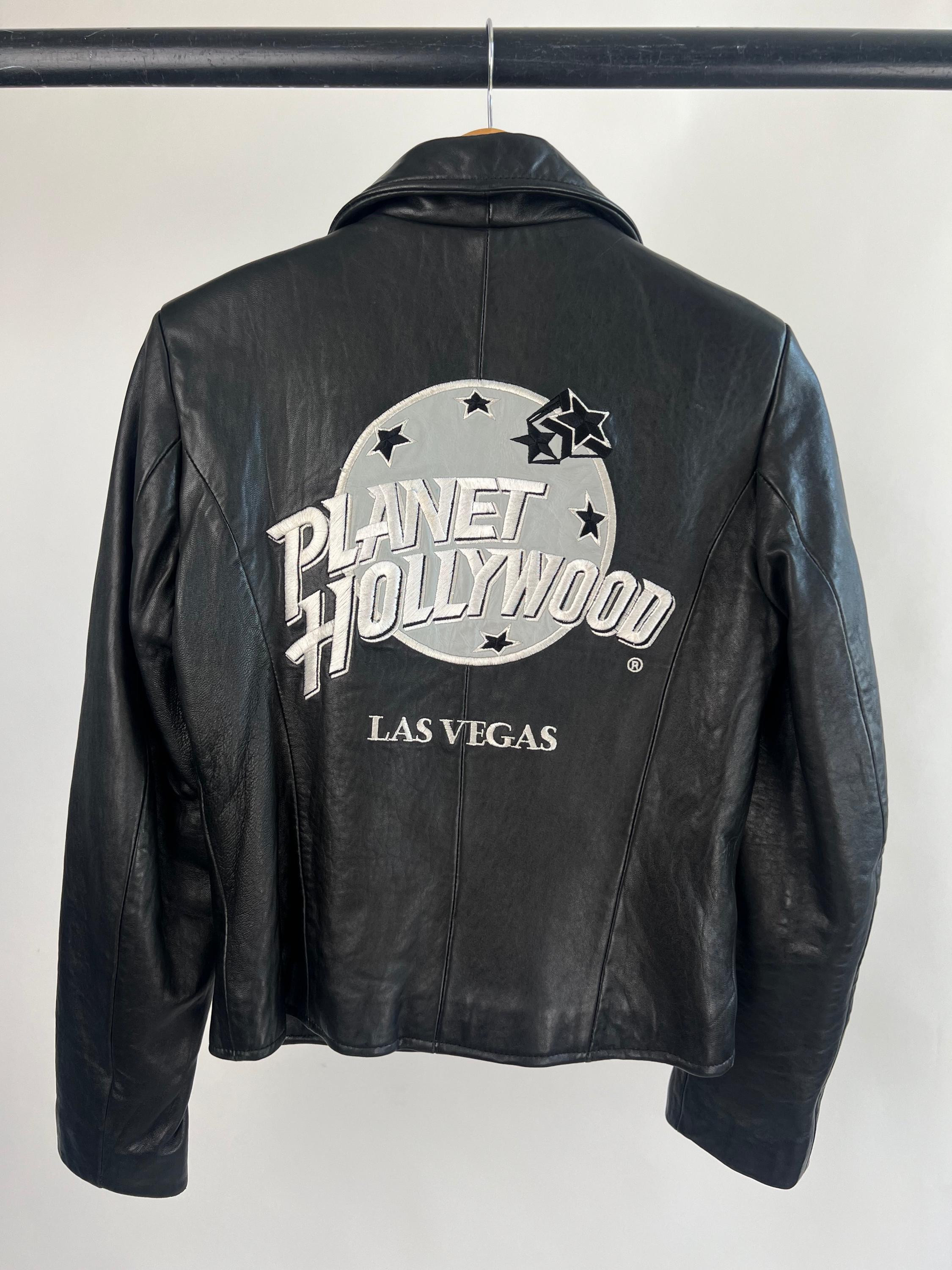 Planet Hollywood Leather Jacket - Etsy