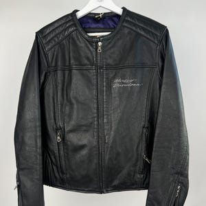 Harley Davidson 90s Leather Biker Jacket