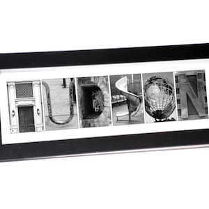 Custom 4x6 Framed Last Name Sign - Perfect Wedding Gift & Home Décor!