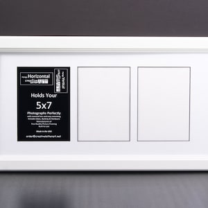 5 x 7 mehrere 3 4 5 6 7 8 9 10 Öffnung weißen Bilderrahmen mit Passepartout, Multi-Öffnung-Foto-Rahmen-Collage