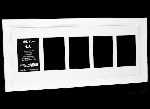 White Picture Frames With 3 4 5 6 7 8 9 10 Opening Collage Mat to