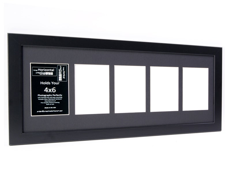 4x6 Black Picture Frames with 3 4 5 6 7 8 9 10 12 13 14 Multi Etsy