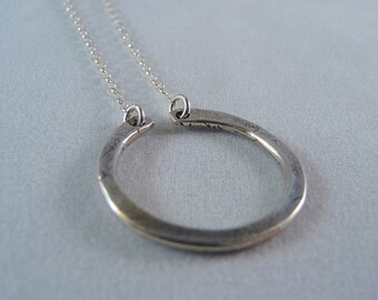 L U C K Y HORSESHOE - 925 Sterling Silver Horseshoe on Sterling Chain by Mandy Lemig