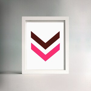 Untitled (Chevron) | Handprinted Silkscreen Art Print