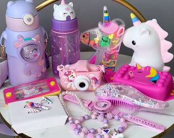 Personalized Unicorn Gift Set for Little Girls