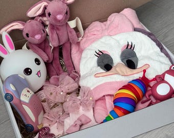 Baby Gift Box, Baby Shower Gift Box, Baby Gift Box Set, Baby Girl Present, Welcome Baby Gift, Newborn Gift Set, Baby Shower Gift Basket