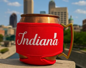 Indiana MUGKiNi™: Neoprene Drink Wrap - State Pride