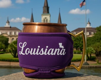 Louisiana MUGKiNi™: Neoprene Drink Wrap - State Pride