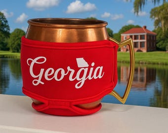 Georgia MUGKiNi™: Neoprene Drink Wrap - State Pride