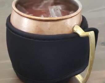 Black MUGKiNi™: Neoprene Drink Wrap