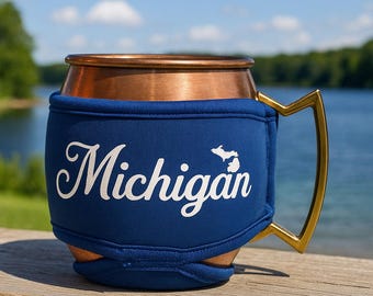 Michigan MUGKiNi™: Neoprene Drink Wrap - State Pride